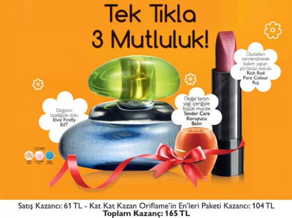 Oriflame Kat Kat Kazan Programı Mart 2017