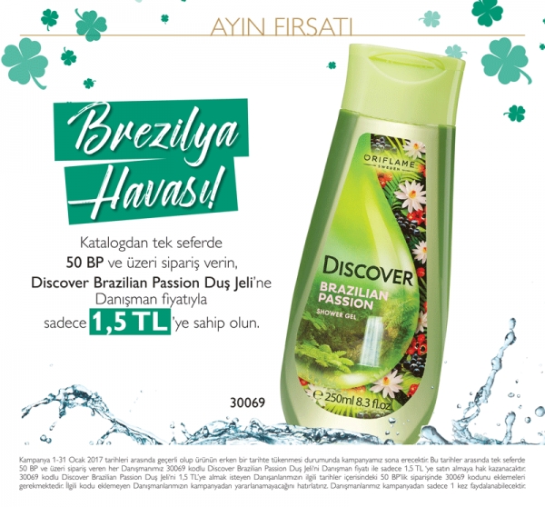 Oriflame Fırsatı 2017 Ocak